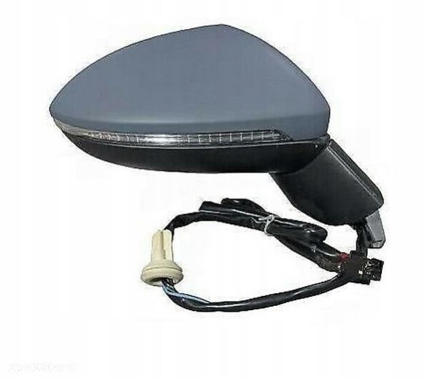 Lusterko Vw Golf Sportsvan 14- Prawe Elektryczne Ogrzewane Do Malowania - 1