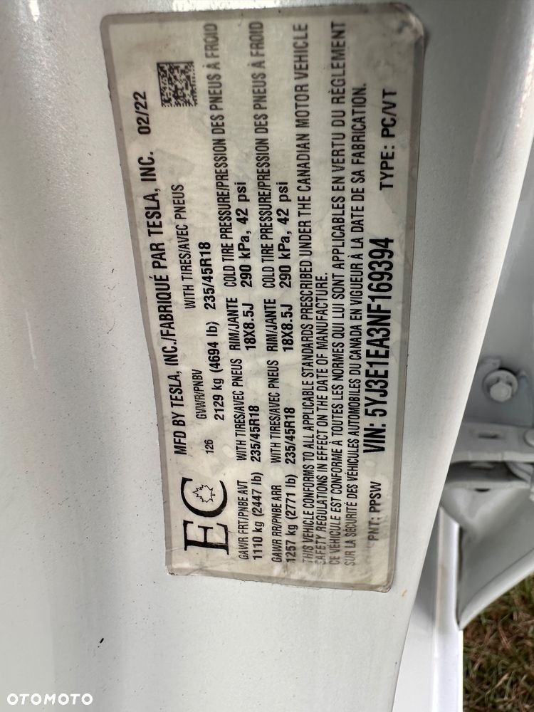 Tesla Model 3 Standard Reichweite Plus Hinterradantrieb - 12