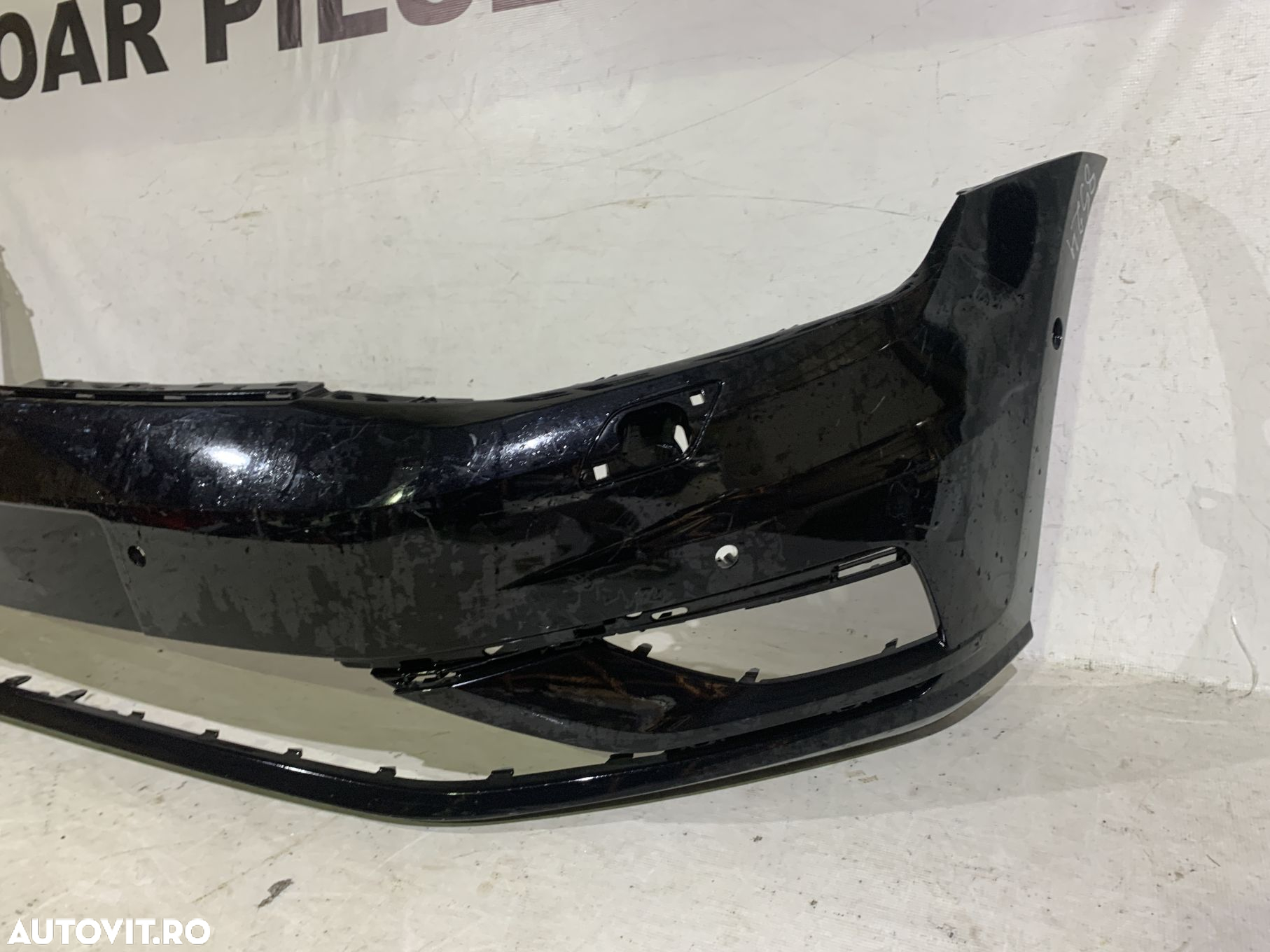 Bara fata VW Golf 7 VII, facelift, 2017, 2018, 2019, 2020, cod origine OE 5G0807221FL, cu gauri pentru spalatori faruri si senzori de parcare (6). - 4
