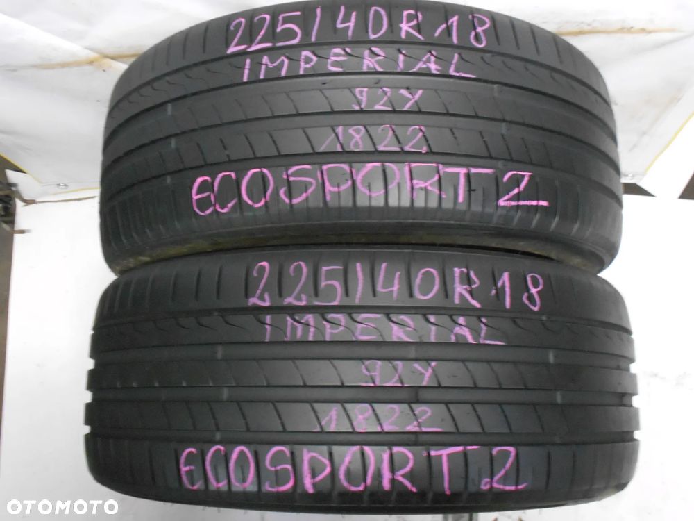 OPONY 225/40R18 IMPERIAL ECO SPORT 2 DOT 1822 7.3MM - 1