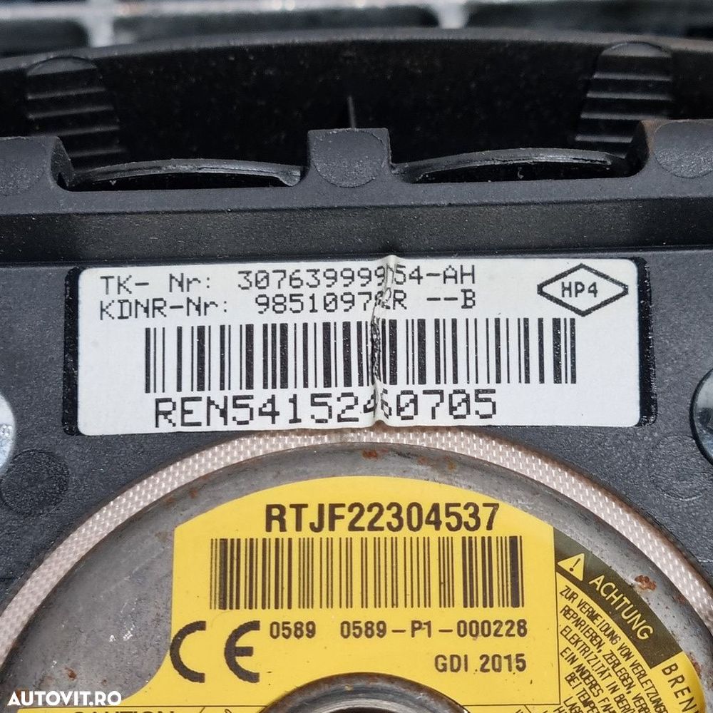 Airbag volan Dacia Dacia Logan II MCV 2013 - 2016 (1486) RTJF22304537 - 4