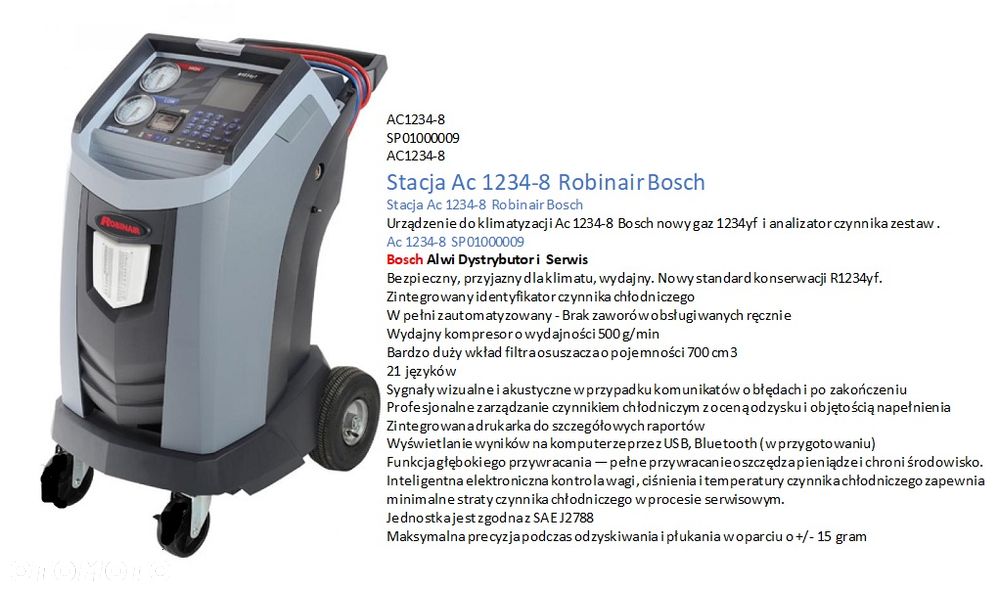BAC 5100yf stacja klimatyzacji z analizatorem czynnika - 3