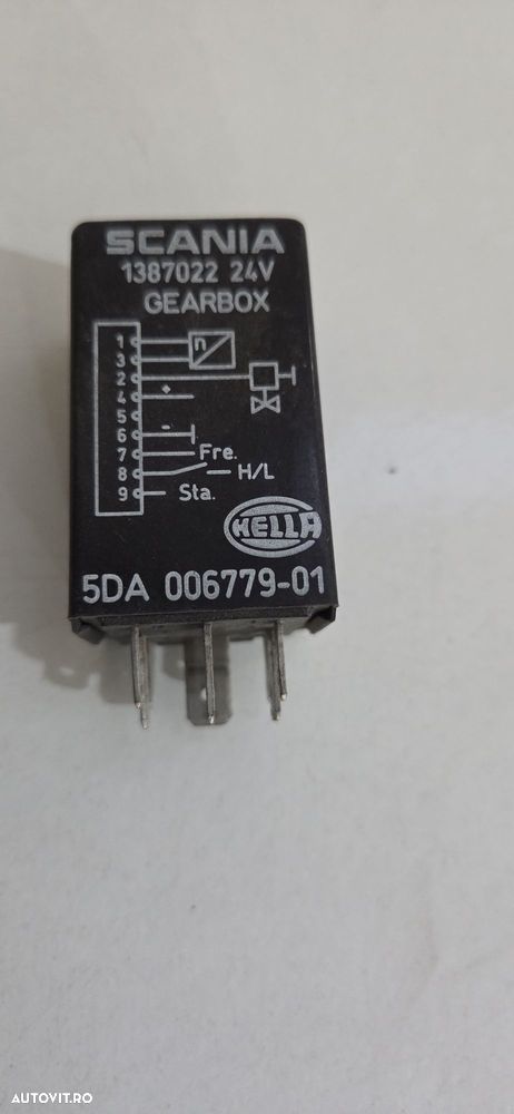Releu cutie viteze Scania cod 1387022 24V - 3