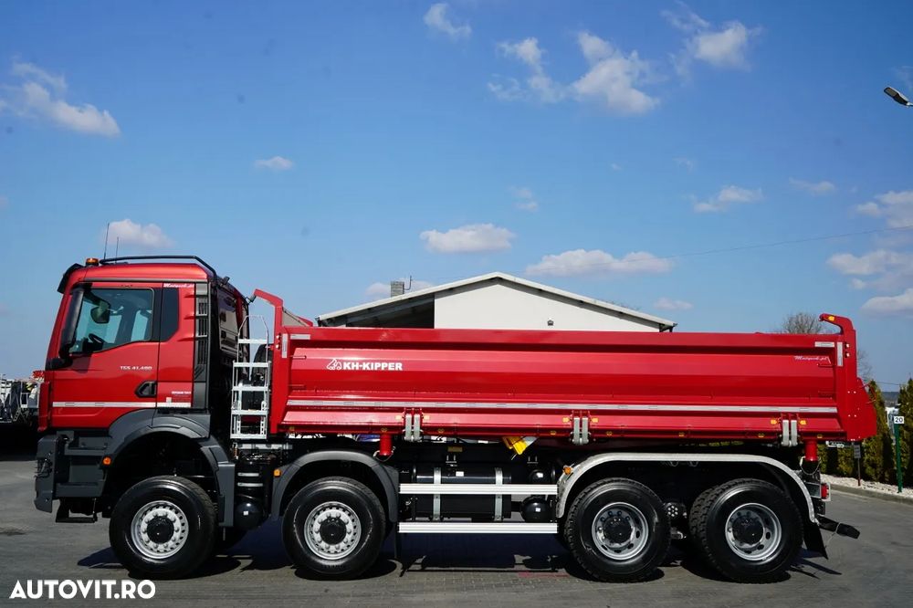 MAN TGS 41.480 / 8x8 / BASCULANĂ SPATE / MANUAL / NOU NOU / KH-KIPPER / - 20