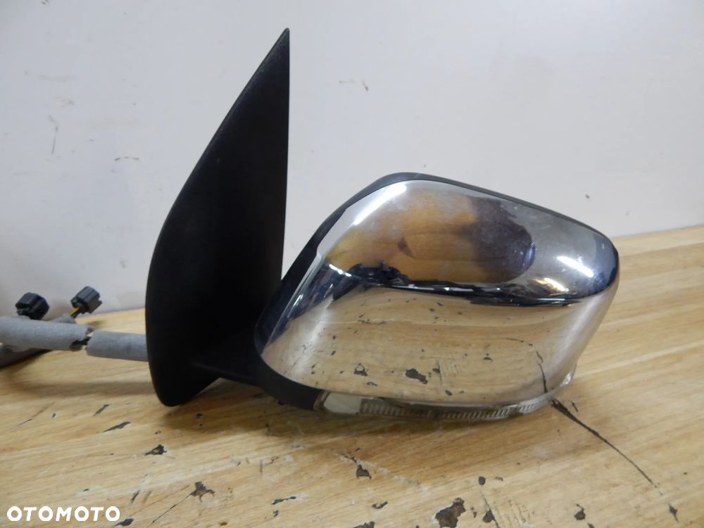 Lusterko zewnętrzne prawy lewy przód chrom Nissan Navara D40 Pathfinder R51 05-14 9 pinów Łuków części - 4