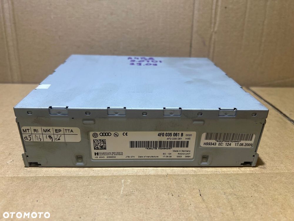 audi a4 b8 q5 8r moduł tuner radia 4f0035061b - 1