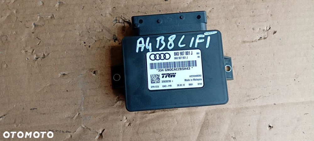 Moduł sterownik hamulca ręcznego Audi A4 B8 8K0907801J - 1