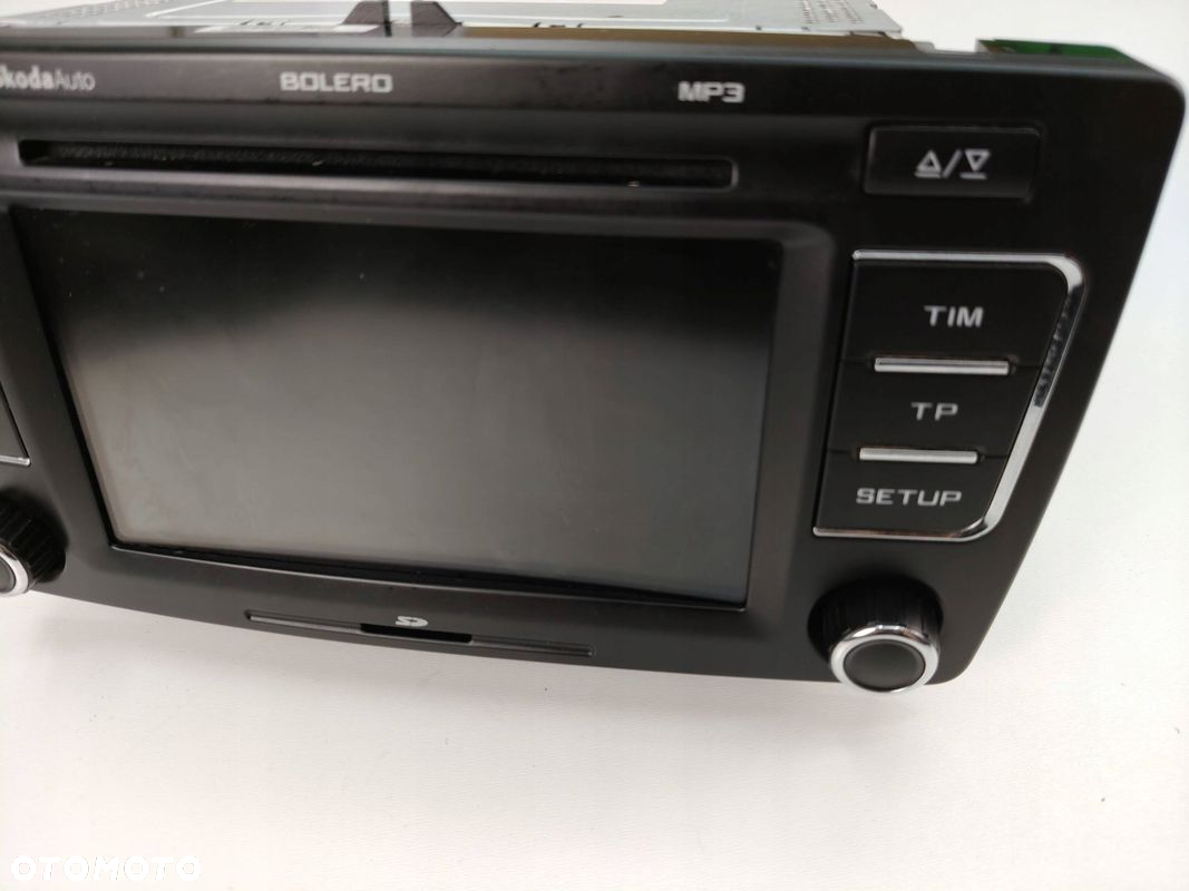 RADIO BOLERO CD SKODA OCTAVIA II YETI RAPID 1Z0035156M - 3