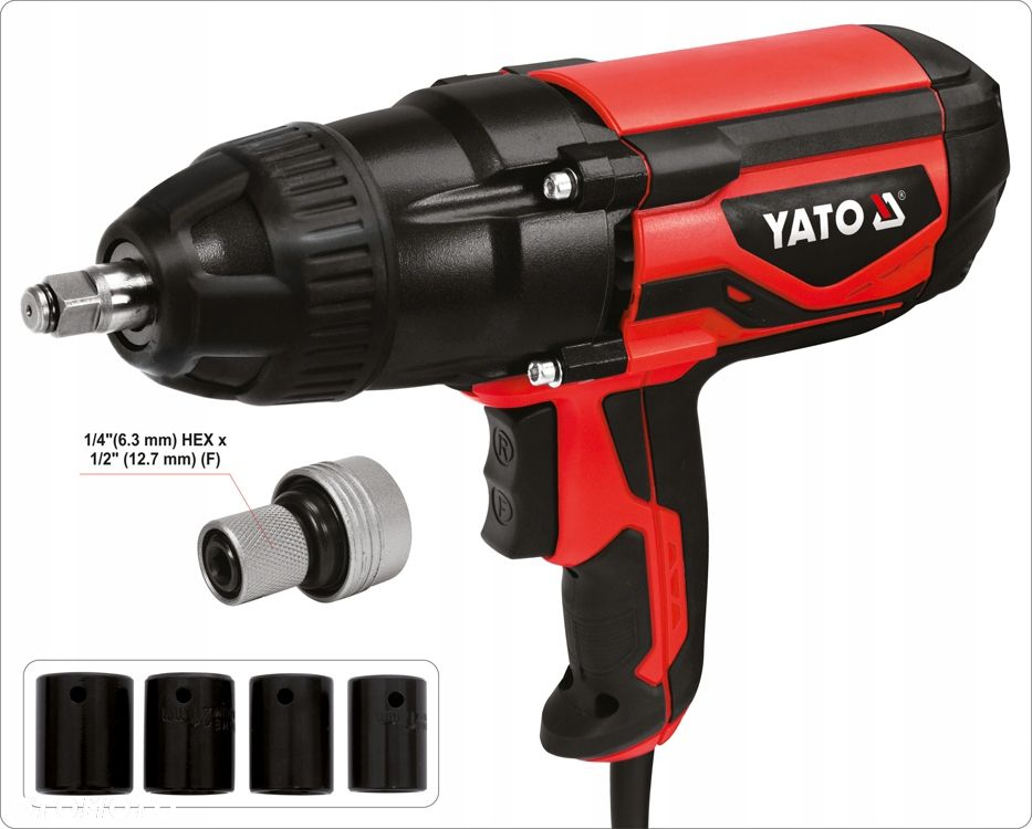 YATO ELEKTRYCZNY KLUCZ UDAROWY 1020W 1/2  DeWALT - 9