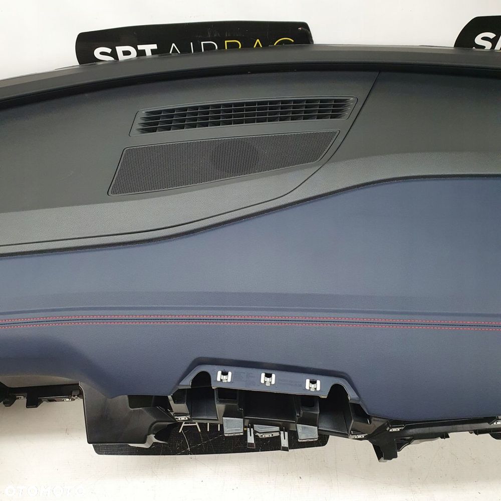 VW ID 4 ID4 GTX DESKA ROZDZIELCZA CZERWONA NITKA KONSOLA KOKPIT PULPIT PODUSZKI AIRBAG AIR BAG PASY KIT SET - 3