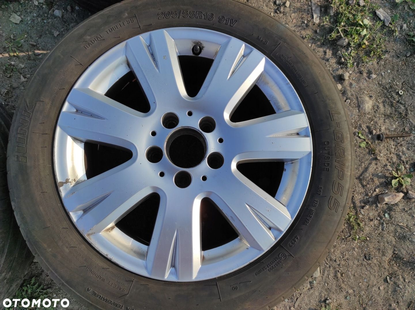 MERCEDES A2044012602 FELGI ALUMINIOWE KOŁA OPONY 205/55 R16 7jx16 ET43 - 4