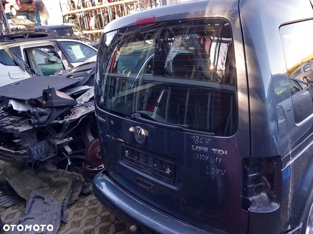 VW CADDY KLAPA BAGAŻNIKA TYLNA TYŁ KOLOR: LD7U - 1