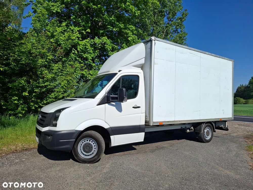 Volkswagen CRAFTER* KONTENER* WINDA 750 kg* UDT * KLIMATYZACJA * F-Vat 23%