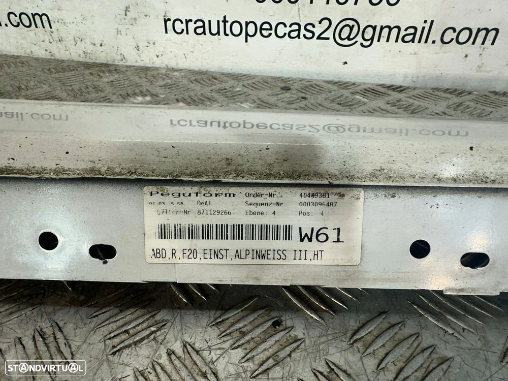 .Conjunto Embaladeiras Saias Laterais Sport Originais BMW Serie 1 F20 5 Portas 7287828 7287827 2012 - 2019 - 6