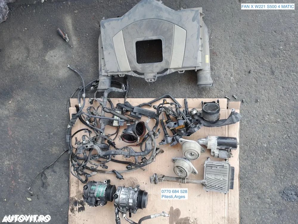 Compresor ac clima climatronic diesel benzina w221 w219 w164 w463 capac motor debitmetru electromotor SAM ECU calc motor instalatie electrica bobina inductie mercedes S-class R-class E-class ML GLE 2005-2010 - 1