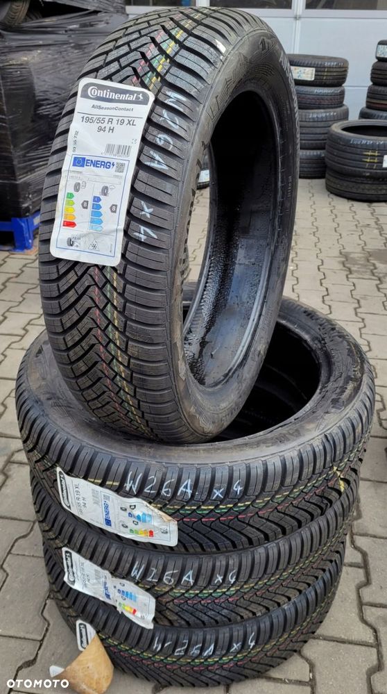 4x Continental AllSeason Contact 195/55R19 94H XL W26A - 5