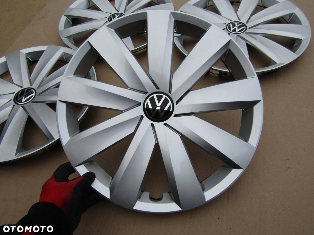 4x Kołpaki 16 VW Golf V VI VII VIII Jetta Caddy Eos Touran Passat B5 B6 B7 - 1