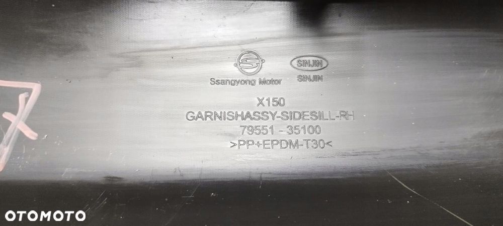 SsangYong Tivoli X150 LISTWA PROGOWA PRAWA 79551-35100 - 15