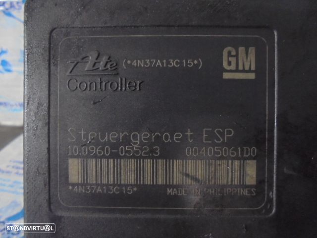 Abs 13246535  00405061D0 OPEL ASTRA H 2007 1.3 CDTI 90CV 5P CINZA OPEL ASTRA H FASE 2 2007 1.7CDTI 100CV 5P CINZENTO - 6