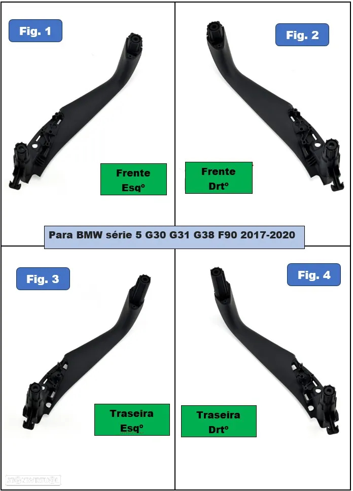 Capas espelho retrovisor BMW série G modelos 3, 4, 5, 7, 8 - 10