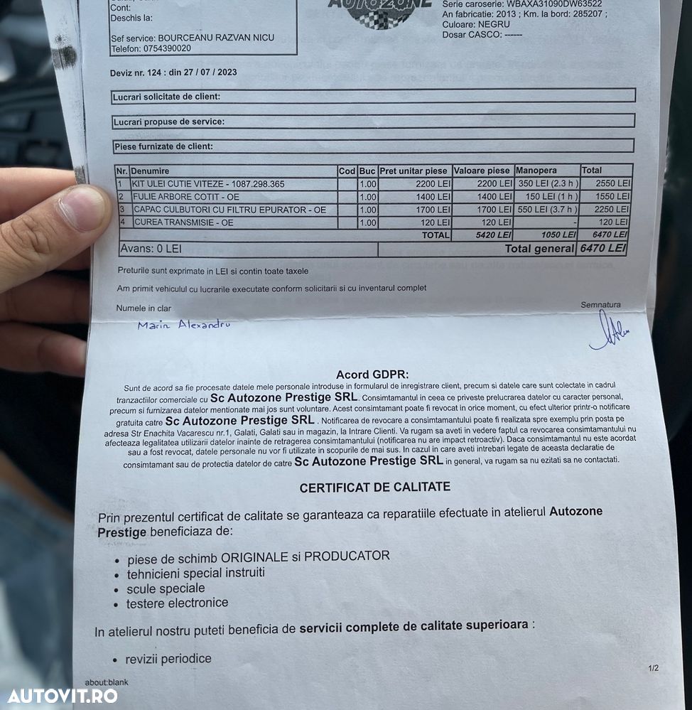 BMW Seria 5 525d Aut. - 13