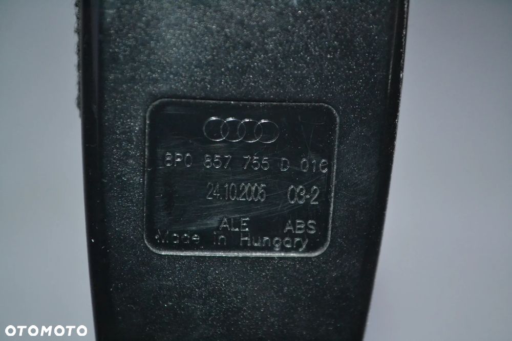 AUDI A3 8P 04-12 ZAPIĘCIE ZAPINKA PASA BEZPIECZEŃSTWA LEWA 8P0857755D - 3