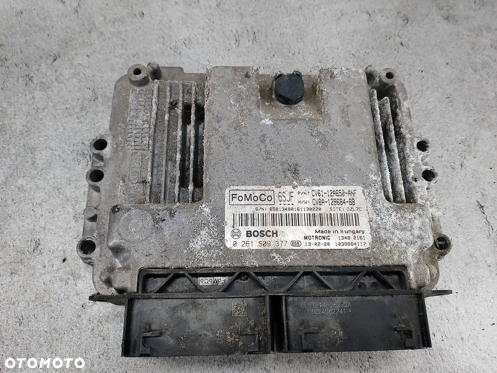 KOMPUTER, STEROWNIK FORD FOCUS III CV6A-12B684-BB 0261S09377 1.0 12V BOSCH - 1