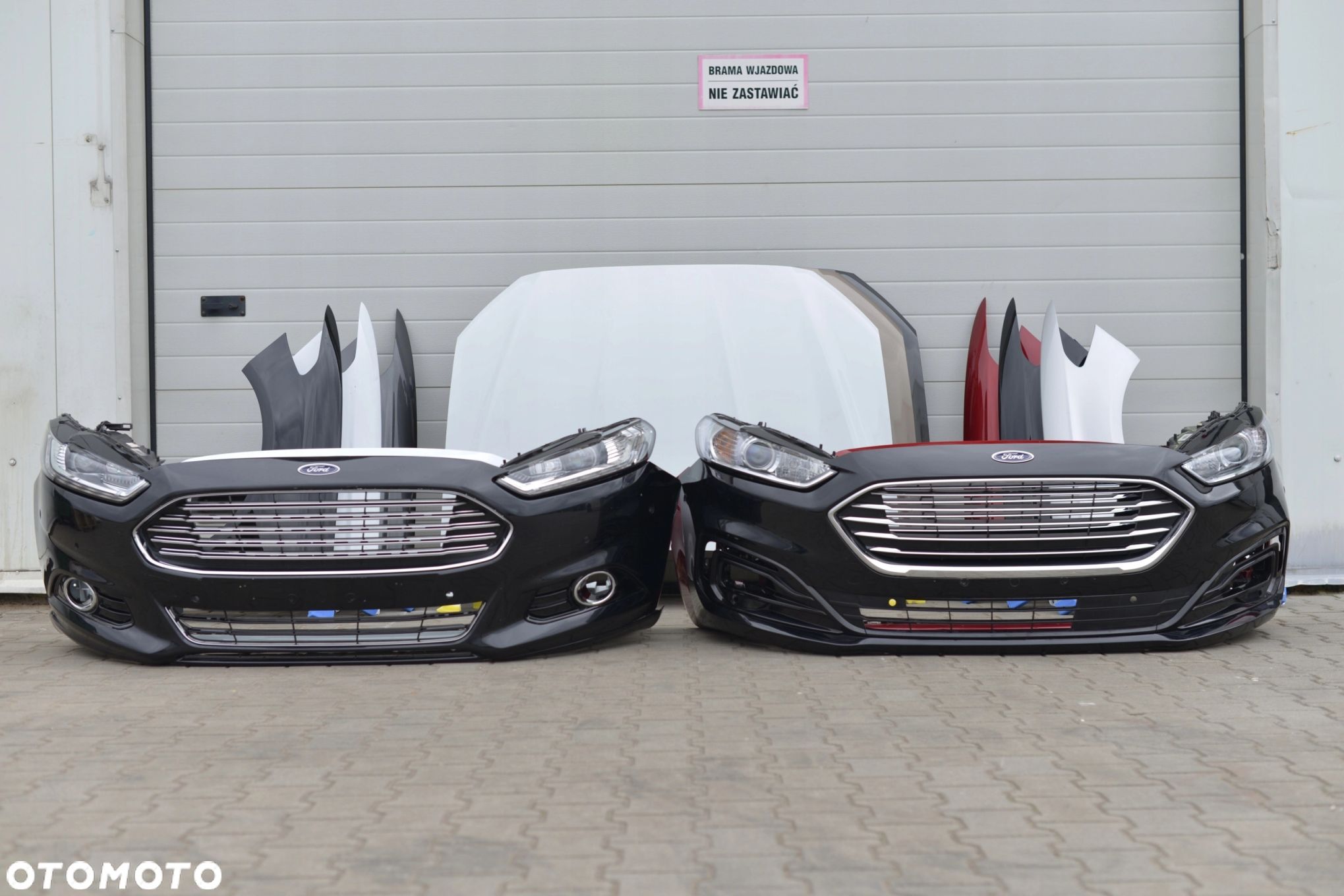 MASKA ZDERZAK GRILL BŁOTNIK LAMPA XENON PAS BELKA FORD MONDEO MK5 FUSION - 1