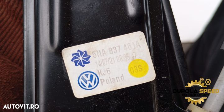 Macara geam fata stanga electrica 5NA837461A Volkswagen VW Tiguan 2 A - 2