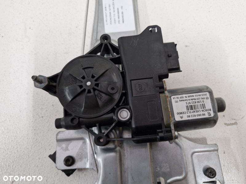 PEUGEOT 2008 I 1 PODNOŚNIK MECHANIZM SZYBY LEWY TYŁ  6 PIN 9806088680 - 2