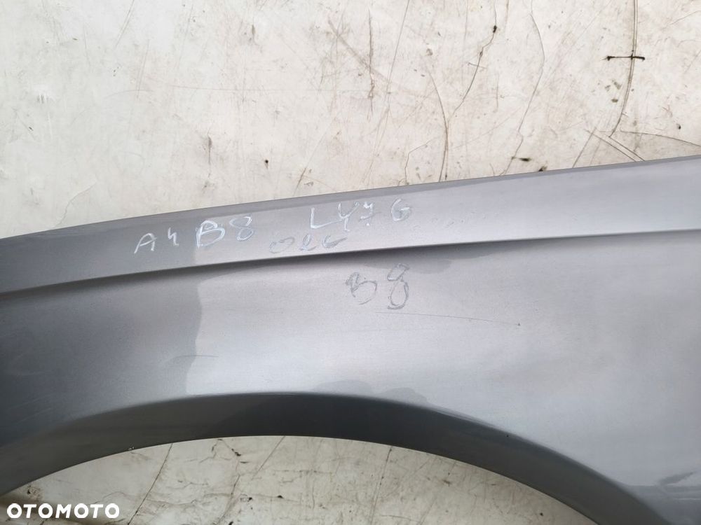 BŁOTNIK LEWY PRZÓD AUDI A4 B8 2008-2011 LY7G ORYGINAŁ ! - 4