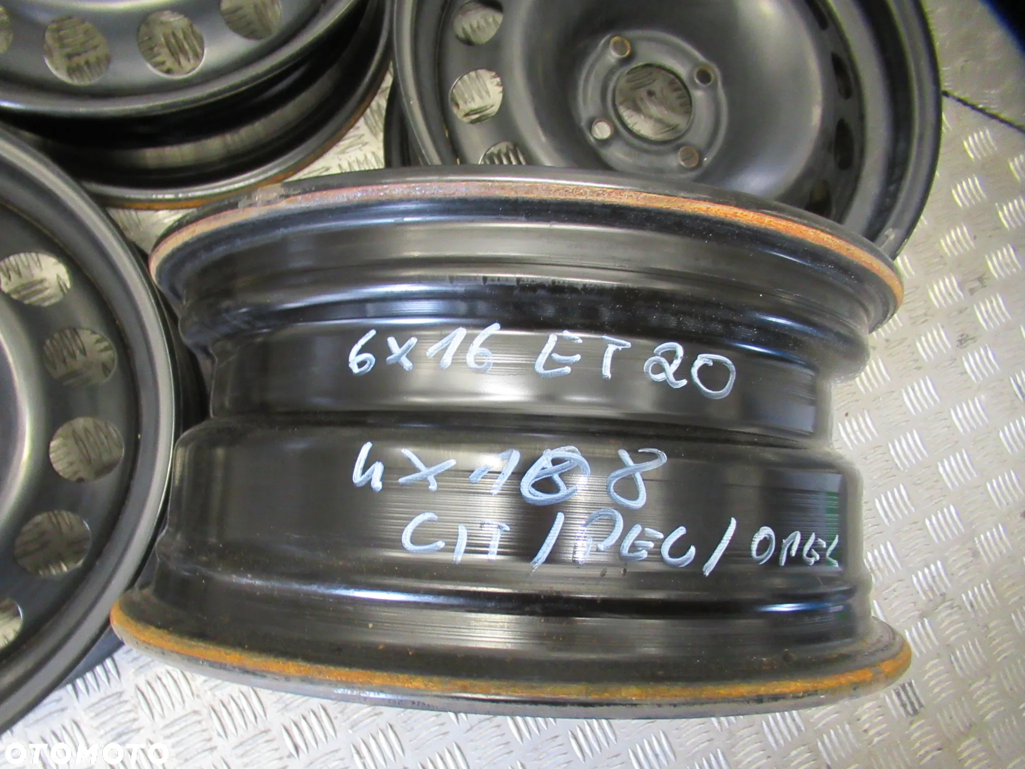 Felgi Opel Crossland Corsa E F Peugeot Partner 2008 3008 Citroen C3 C4 DS3 DS4 6,5Jx16 et20 4x108 - 5