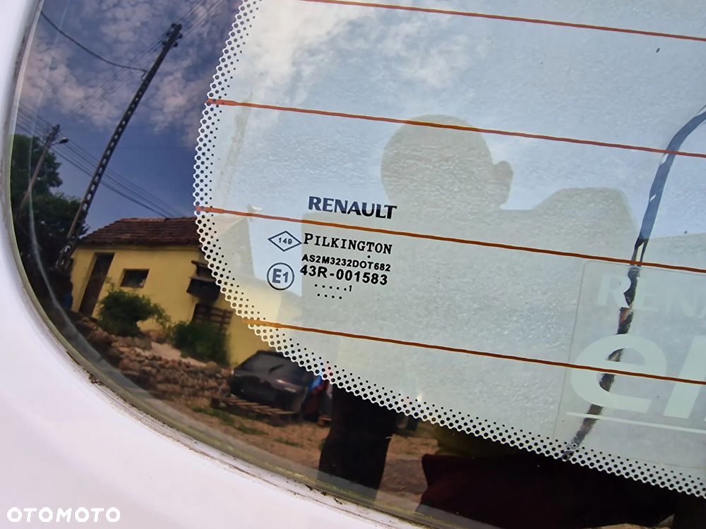 RENAULT TWINGO II 07-12 KLAPA TYLNA TYLNIA TYŁ KOMPLETNA BIAŁA , NR AUKCJI KL2 - 6