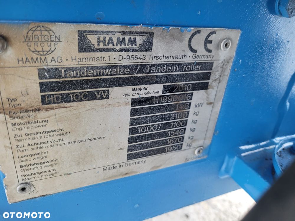 Hamm HD 10 C VV - 15
