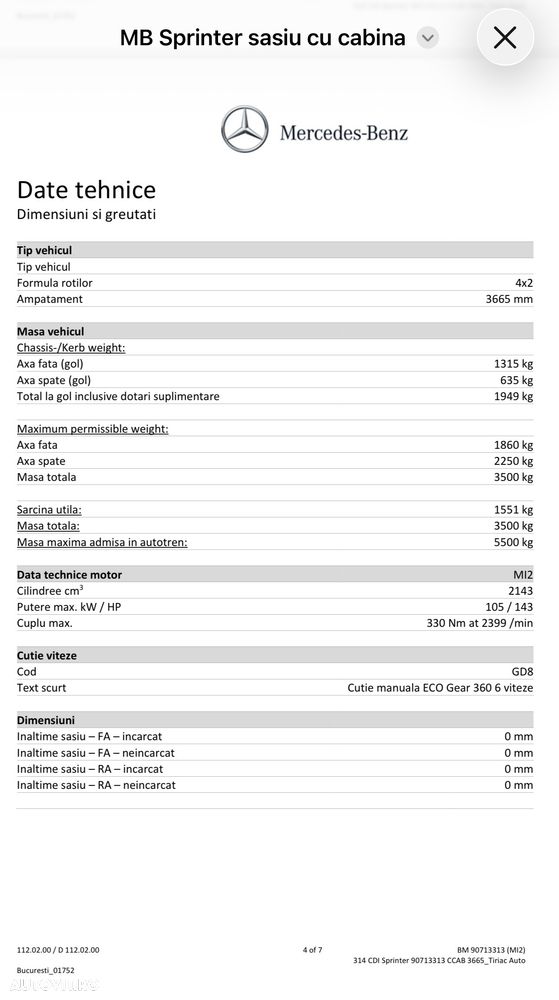 Mercedes-Benz 314 CDI Sprinter - 8
