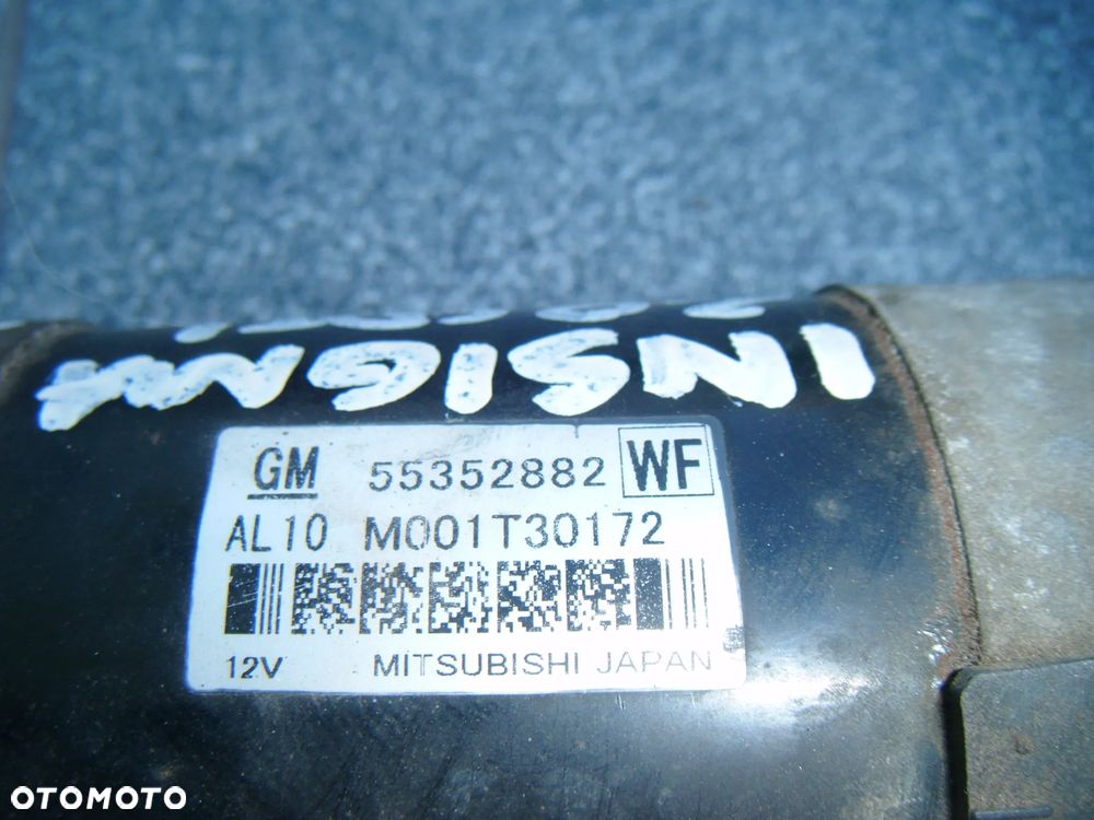 opel insignia a 2.0 cdti rozrusznik 55352882 - 2