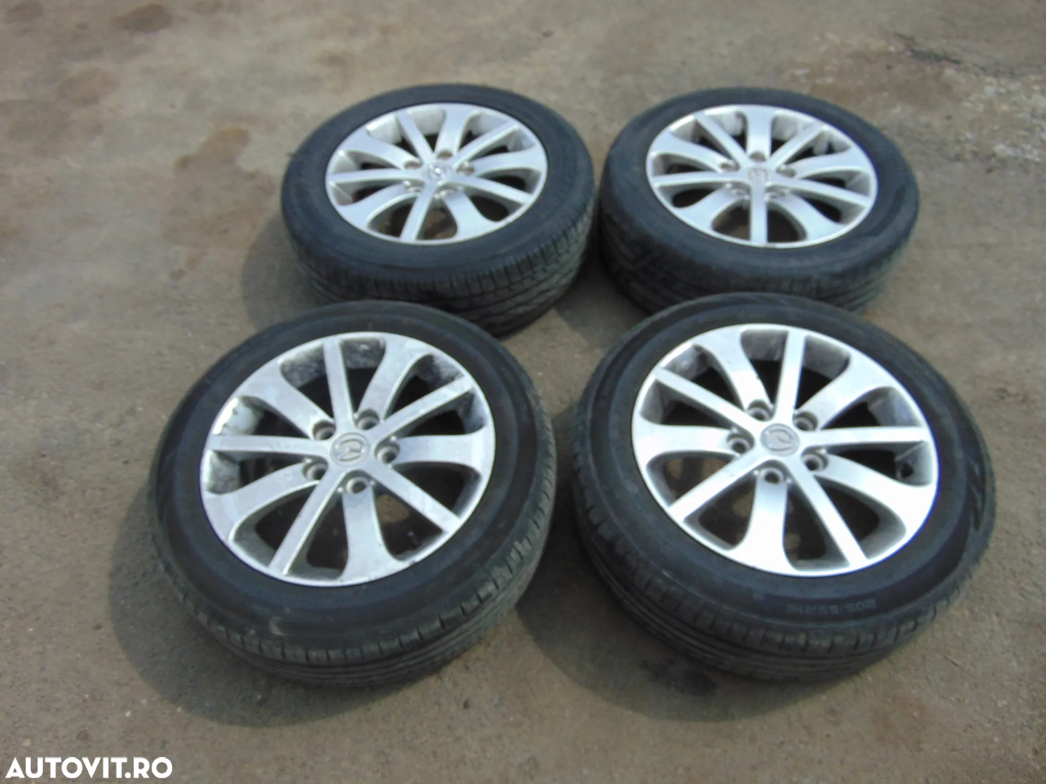 Jante aluminiu Mazda 5 Mazda 3 Mazda 6 r16 jante aliaj r16 cu anvelope vara - 3