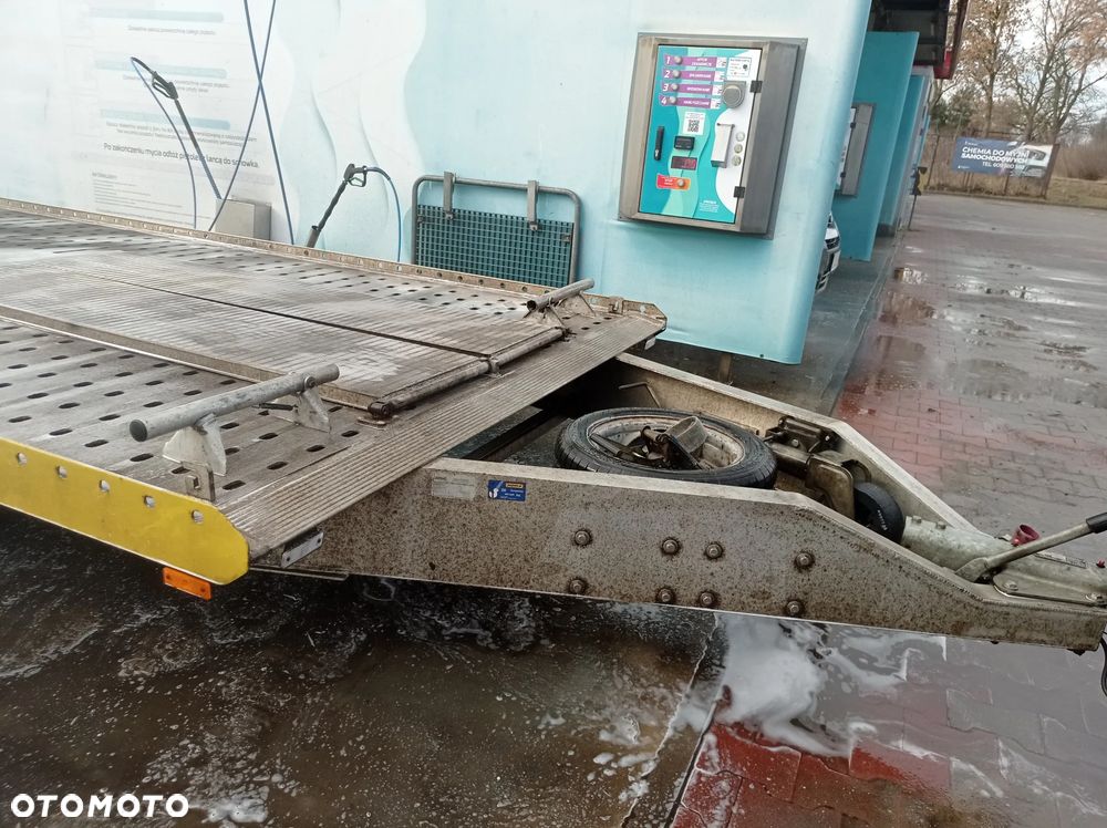 UWAGA ! WYNAJEM AUTO+PRZYCZEPA LAWETA DŁUGOŚĆ 4 LUB 8 METRÓW 1 LUB 2 AUTA LUB BUSY MINIKOPARKI HAK 3,5TONY ,ŁADOWNOŚĆ 1500-3500KG OD RĘKI NA TELEFON !!!!! - 8
