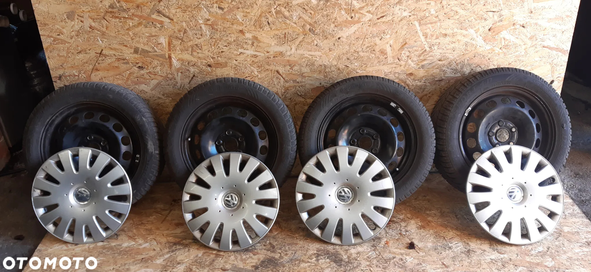 Komplet kół zimowych 16' Audi A4b6 VW - 7