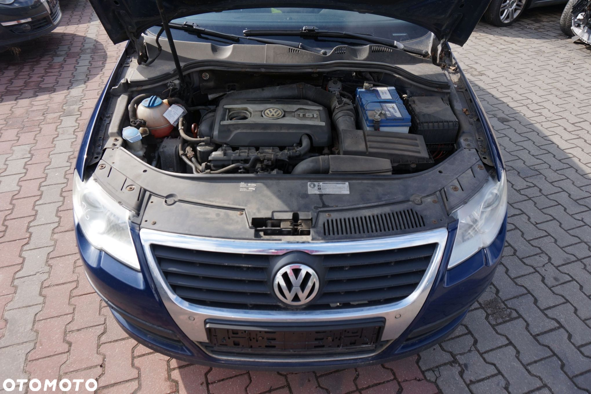 MASKA ZDERZAK BŁOTNIKI LAMPY PASSAT B6 LA5E PDC VOLKSWAGEN 2005-2010 GRANATOWY PRZÓD KOMPLETNY - 21