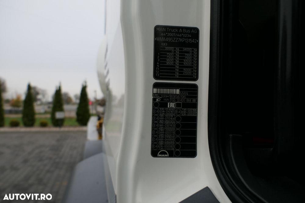 MAN TGS 32.420 / 8x4 / BETONIERĂ / MIXER 9 M3 / EURO 6 - 38
