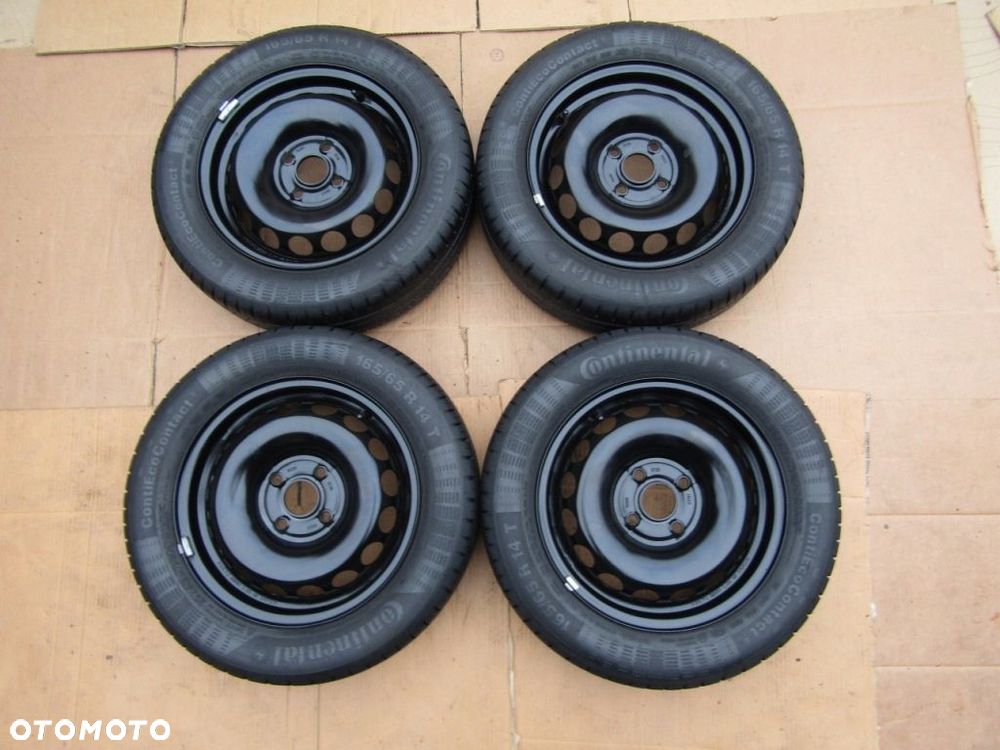 4x FELGI KOŁA 14 Citroen C1 II Toyota Aygo II Peugeot 108 OPONY 165/65 LETNIE - 1