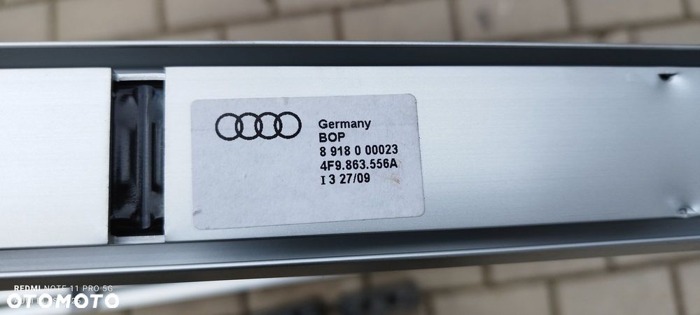 Szyny  Zaczep siatki bagażowej Audi A6 C6 Kombi 2009 Blask Gołdap - 6