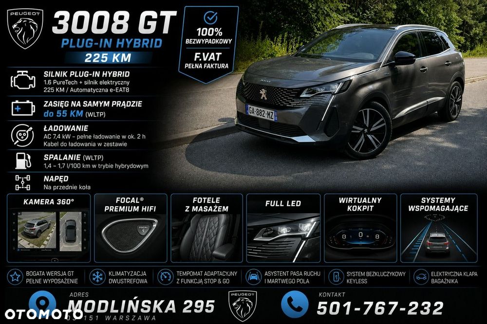 Peugeot 3008 1.6 PHEV 225 GT Exclusive e-DCS7