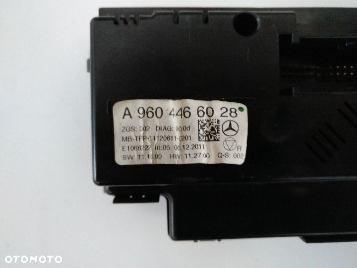 Panel klimatyzacji nawiewu sterownik Mercedes Actros MP4 9604466028 - 2
