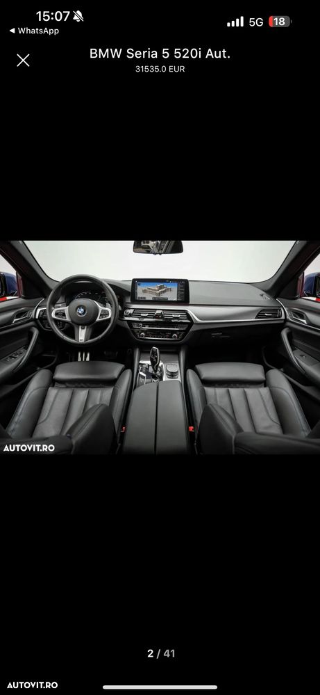 BMW Seria 5 520e AT PHEV - 4