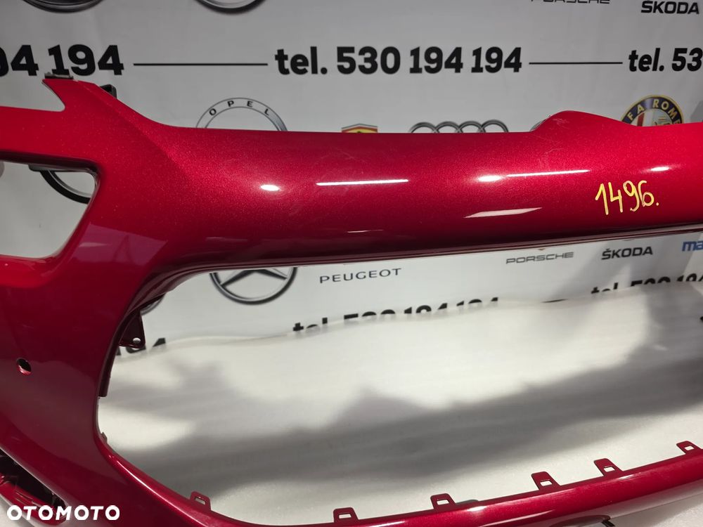 CITROEN C4 PICASSO II 13- ZDERZAK PRZEDNI PRZÓD , NA SPRYSKI + 6xPDC 6X PDC , ŁADNY , KOLOR BORDO METALIK , NR AA36186048 , NR AUKCJI NZ1496 - 9