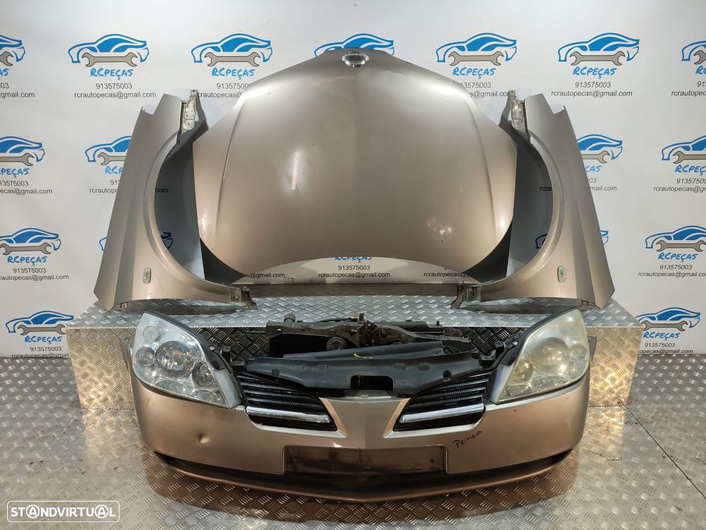FRENTE COMPLETA NISSAN PRIMERA III 3 MK3 P12 CAPOT PARACHOQUES GUARDA-LAMAS OTICAS RADIADOR VENTILADOR FRENTE FIBRA REFORÇO - 3