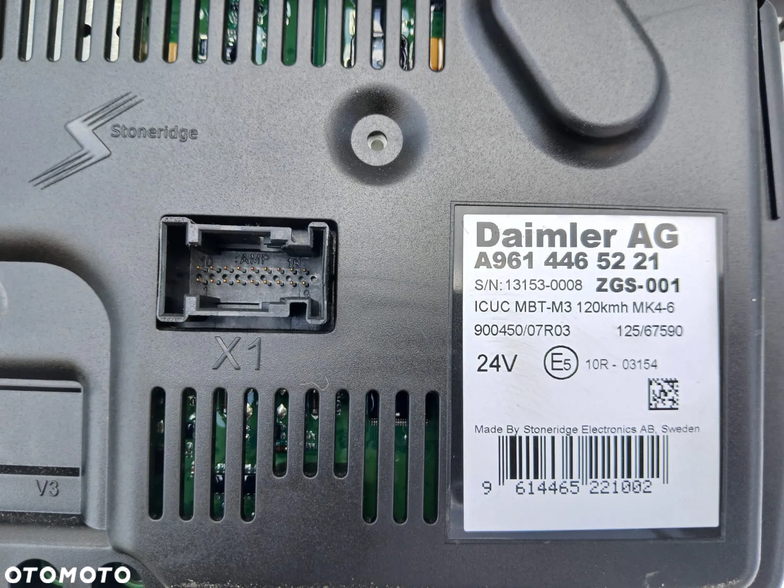 LICZNIK ZEGAR PRĘDKOŚCIOMIERZ MERCEDES ACTROS MP4 A961 446 52 21 A961446522 - 3