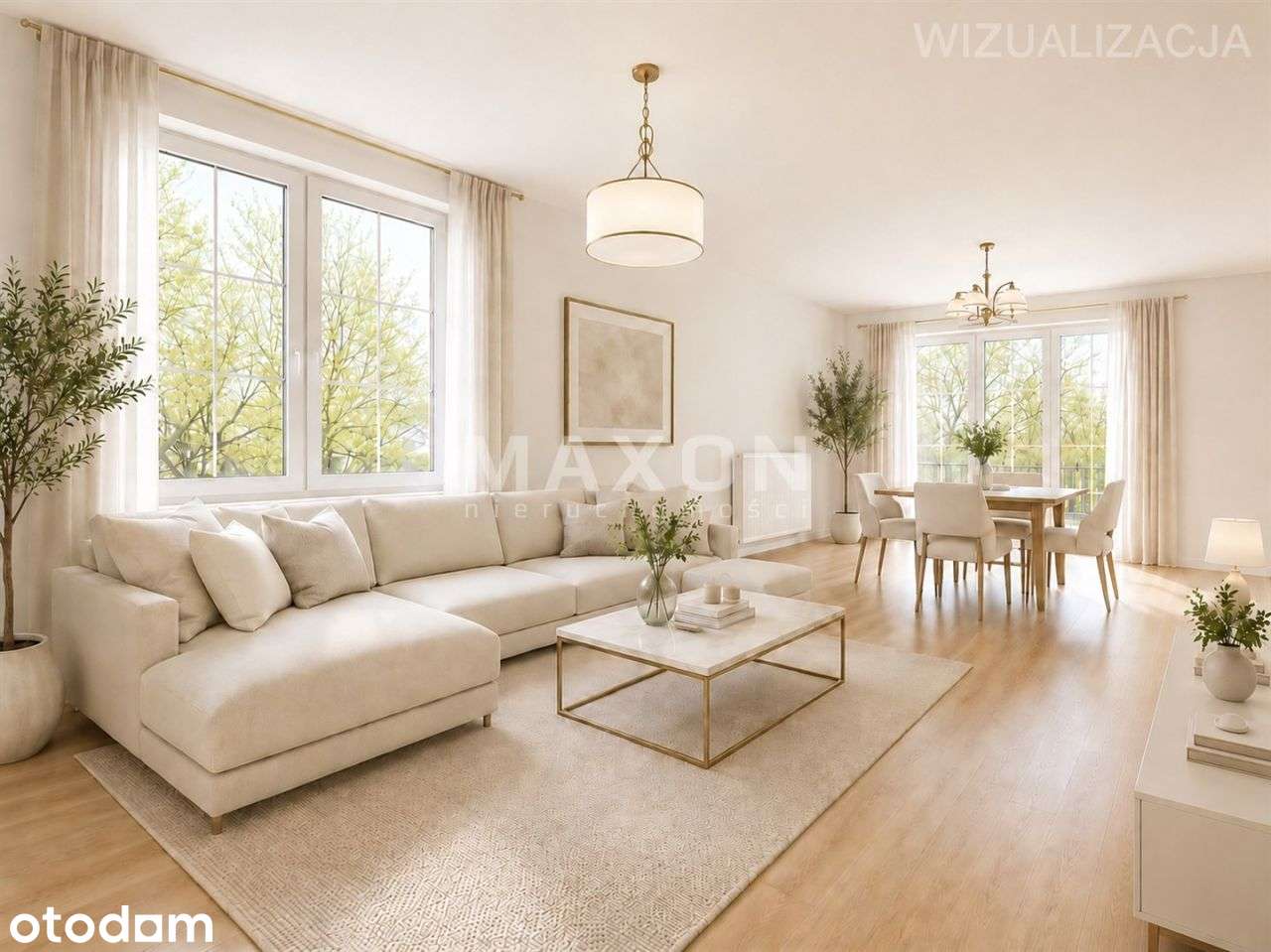 Apartament z tarasem, kameralna zabudowa
